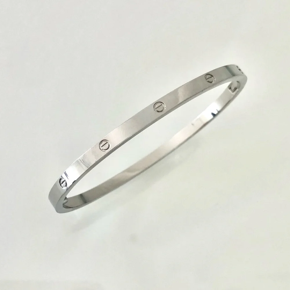 Screw Bracelet Small Model Stainless Steel.
